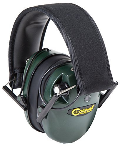 Caldwell E- MAX Low Profile Cascos Electronicos, Adulto, Unisex, Verde, Talla Única