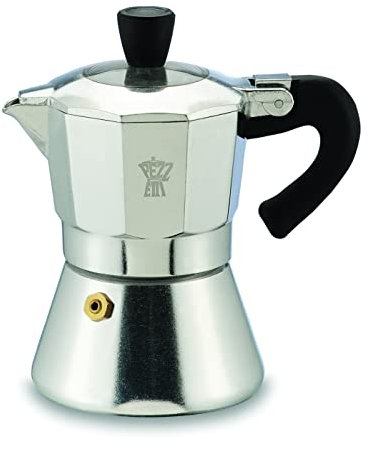 Pezzetti Caffettiera, Alluminio, Argento, 1 Tazza, 85 unità