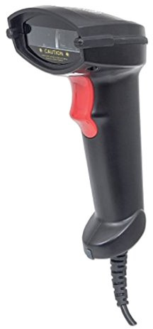 Manhattan Laser Barcodescanner 300 mm Scanreichweite USB Gehäusevariante schwarz 177429