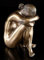 Figuren Shop GmbH Akt-Figur Frau - Peace - Love is Blue