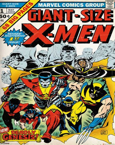 empireposter X-Men - Cover - Comic Vintage Animation Mini Poster Plakat Druck - Grösse 40x50 cm