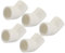 sourcing map 5pcs Raccord Coude PVC Tuyau 20mm Dia 45 Angle Degré Adaptateur Connecteur Blanc