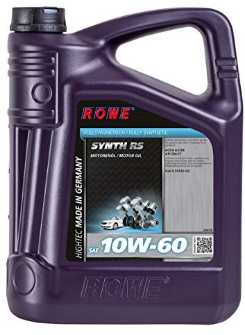 ROWE Hightec Synth RS SAE 10W-60-5 Liter PKW-Motoröl vollsynthentisch | Made in Germany