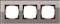 Gira 0213122 Abdeckrahmen 3 Fach Esprit Glas, Umbra