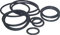 O-Ring, 8,00x1,00 mm, FKM (80A) Innen Ø:8,00mm Schnur Ø:1,00mm Werkstoff:FKM (80A)*