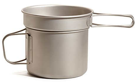 Vargo Ti-Lite Chaudière Argent 0,9 L + 0,4 L