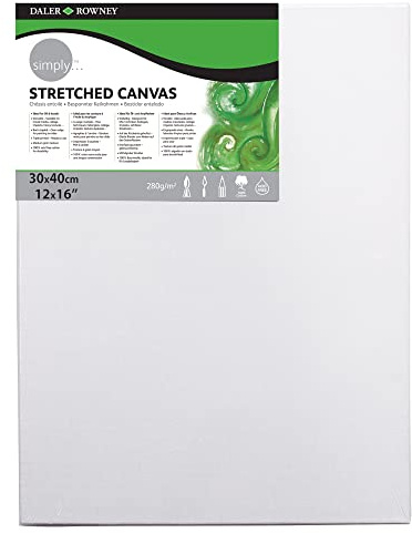 Daler Rowney 514083040 - Simply Canvas, 30 x 40 cm