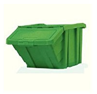 Heavy Duty Storage Bin with Lid Green 359520