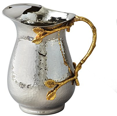 Eleganz Golden Vine Edelstahl Krug, Silber/Gold