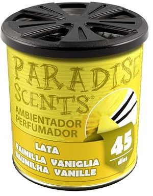 PARADISE SCENTS Paradise PER80129 Désodorisant Gel pour la Voiture Senteur Vanille, 100 G, VAINILLE
