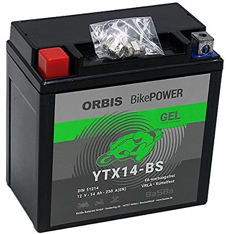 Orbis BikePower YTX14-BS 51214 12V 14 Ah 250