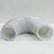 Blauberg UK Blauflex 1m - 125 mm White PVC Flexible Air Con Ducting Cooker Hood Flexi Duct for Extractor Fan Bathroom Ventilation - 5 inch Universal Tumble Dryer Vent Hose 1 Metre Long