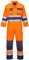 Portwest TX55 Herren Nantes Hi-Vis Reflektierende Overall-Arbeitsoveralls Sicherheitsklasse 3 Orange/Navy, XXL