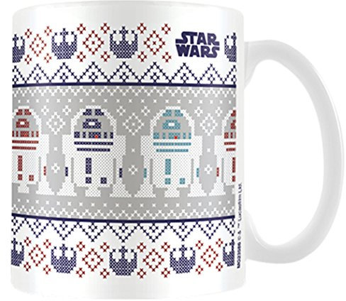 Star Wars Pyramid International (R2D2 Christmas) Official Boxed Ceramic Coffee/Tea Mug, Multi-Colour, 11 oz/315 ml
