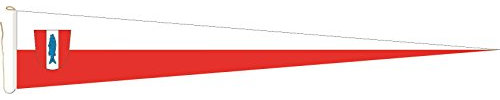 U24 Langwimpel Kaiserslautern Fahne Flagge Wimpel 300 x 40 cm Premiumqualität