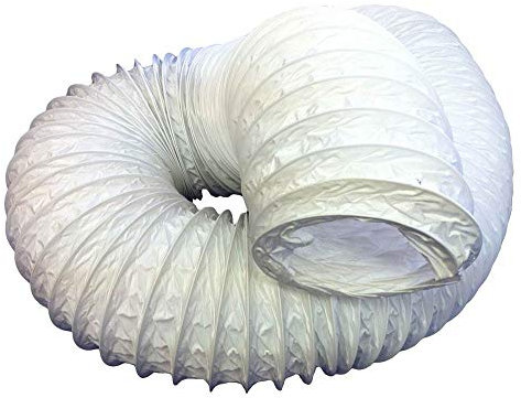 Kair PVC Flexible Hose 125mm - 5 inch Universal Tumble Drier, Cooker Hood, Extractor Fan, Air Conditioner Hose - 3 Metre Length