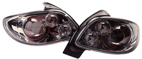 AUTO-STYLE Satz Heckleuchten kompatibel mit Peugeot 206 exkl. CC/SW - Chrom