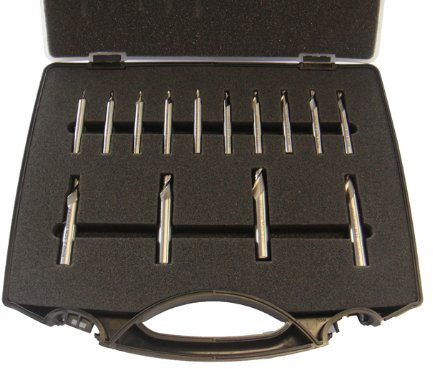 PAULIMOT Schaftfräser-Set 14-teilig HSS-E CO5 (5% Kobalt)