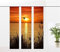gardinen-for-life Flächenvorhang Sonnenuntergang Serie, 3 Romantische - Schiebevorhänge, Jew. Gr.60x245 cm