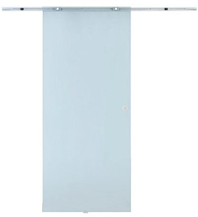 HOMCOM Glasschiebetür Schiebetür Glastür Zimmertür Mattglas 775/900 / 1025 x 2050 mm