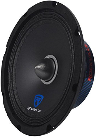 Rockville RXM88 8 250w 8 Ohm Mid-Bass Driver Car Speaker Made w/Kevlar Cone