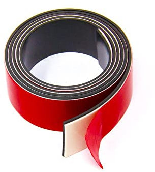 first4magnets f4mf25af -1 25,4 mm de ancho x 2,5 mm térmica de caucho grueso vinilo cinta adhesiva magnética