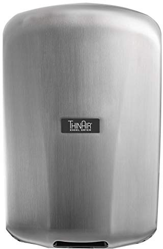 Excel Dryer TA-SB Automatic, Surface-Mounted, ADA-Compliant Conventional Hand Dryer, Brushed Stainless Steel Cover, 110-120V 50/60 Hz
