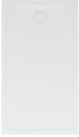 Receveur antidérapant 140 x 80 VILLEROY ET BOCH Lifetime Plus ceramique extraplat blanc