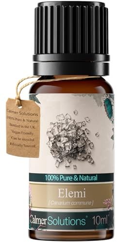 Calmer Solutions Elemi 100% reines ätherisches Aromatherapie-Öl, 10 ml