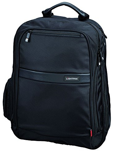 Lightpak 46103 - Laptop Rucksack Executive Line Echo 1 aus Nylon, schwarz