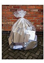 2WORK WHEELIE BIN LINER CLR 270L PK100