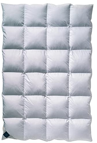 billerbeck Daunendecke | Catalina | 140 x 220 cm | 100% Daunen | Optimale Wärme- und Feuchtigkeitsregulierung | Hausstauballergiker geeignet