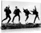 Panther Print, Leinwand-Wandbild, gerahmte Leinwand, für Wohnzimmer, Wanddekoration für Schlafzimmer, Schwarz und Weiß, The Beatles Springend