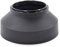 vhbw Pare-Soleil Compatible avec Panasonic Lumix GXVario 12-35mm 2,8 ASPH.Power OIS Objectif 58mm - Cache Noir, Caoutchouc, Rond
