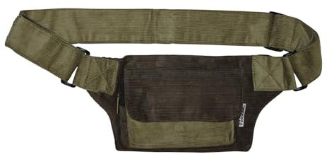 Freak Scene Gürteltasche - Brian - Kord grün hell-dunkel - Bauchtasche - Hüfttasche