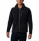 Columbia Fast Trek II Full Zip Fleece Fleecejacke Mit Durchgehendem Reißverschluss für Herren, Schwarz, XXL