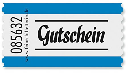corpus delicti :: GUTSCHEIN – 100 Stück Wertmarken fürs Leben von der Rolle – EIN Bon für alle Fälle