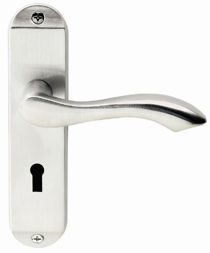 Excel Hardware Stretton Designer Door Handles Lever Lock - Satin Chrome