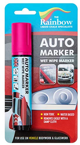 ROSE MARQUEURS PEINTURE AMOVIBLE AUTO VOITURE PaNNEAUX DE CARROSSERIE ET LES PaRE-BRISE