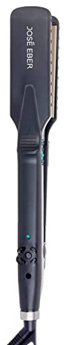 Jose Eber - Wet & Dry Flat Iron Straightener, Flat Iron, Get Soft Silky Hair, Dual Voltage 110-240V, Use on Wet or Dry Hair, Create Soft Shiny Hair, Healthy, Wide Plates for Faster Styling, Worldwide Dual Voltage Use Anywhere by Jose Eber