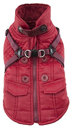 Puppia PAQD-VT1463 Wilkes, Wintermantel, L, rot