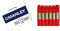 MANLEY MNC04522 Box 12 Wachsmalstifte, rot