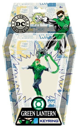 DC, Schlüsselring mit Anhänger, „Green Lantern“, PVC, Figuranhänger