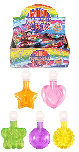 24 x Seifenblasen im Fläschen ┃ Anfassbare Seifenblasen ┃ Mitgebsel ┃ Kindergeburtstag ┃ 24 Stück