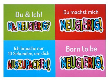 Kinder Überraschung, 4 Ü-Ei Postkarten von Ferrero 2014. Designt von Edgar Freecards