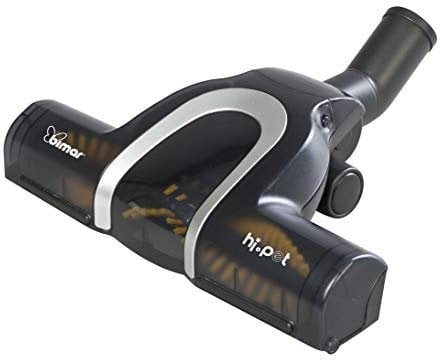 Bimar HI.PET PST1 Spazzola Aspirapolvere Universale Turbo, Turbospazzola 3 Adattatori Tubi ø32-35mm, Spazzola per Aspirapolvere Peli Animali Domestici,Cane Gatto, Pavimento Tappeti Tende Interni Auto