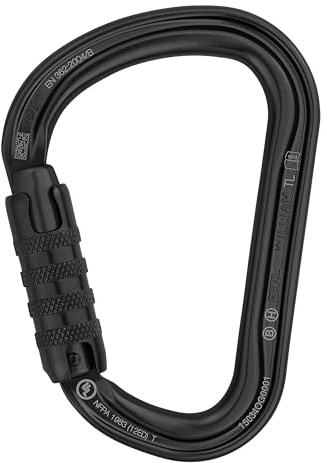 Karabiner Petzl William Triact Lock Schwarz