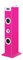 BigBen Sound Tower TW5 Pink inkl. Mikrofon, USB-Anschluss und Fernbedienung