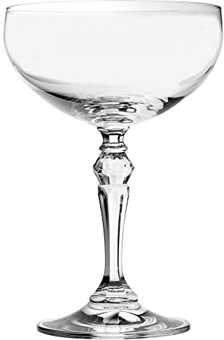 Utopia Charleston Champagne Coupe Glasses 9oz / 260ml, L4566-2600-CH-B06024, Pack of 6
