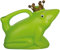 Esschert Design Gießkanne, Wasserkanne Motiv Froschkönig in grün aus Kunststoff, ca. 24 cm x 12 cm x 20 cm